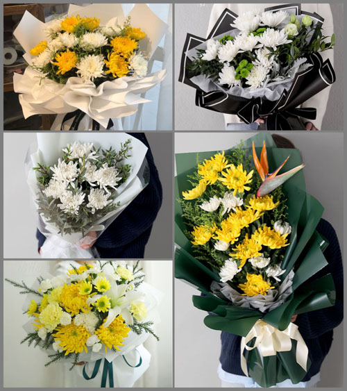 广东清远市清城区飞来峡镇石梨村白事花束代送